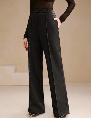 Pantaloni Anewsta, negru