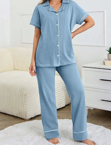 Pijama SHEIN, albastru