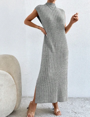 Rochie lunga SHEIN, gri