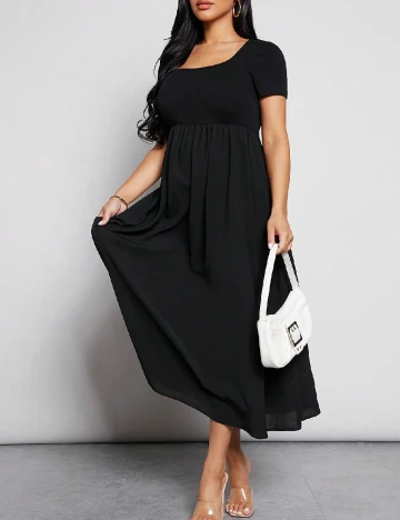 Rochie medie SHEIN Maternity, negru