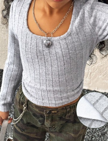 Bluza Shein Kids, gri