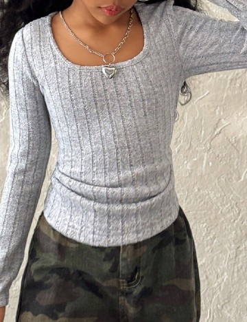 Bluza Shein Kids, gri