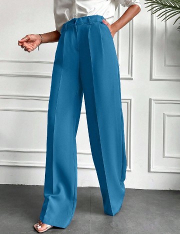Pantaloni SHEIN, albastru