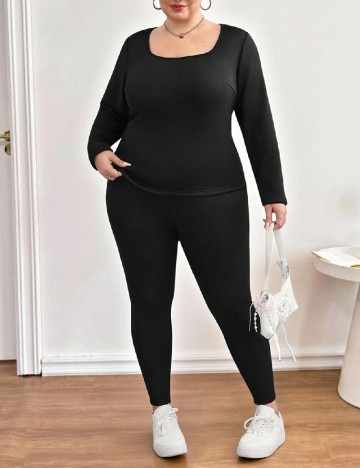 
						Compleu SHEIN CURVE, negru