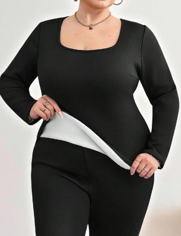 Compleu SHEIN CURVE, negru