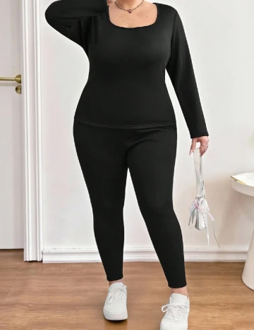 Compleu SHEIN CURVE, negru