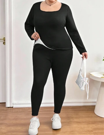 Compleu SHEIN CURVE, negru