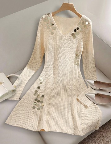 
						Rochie scurta SHEIN, crem