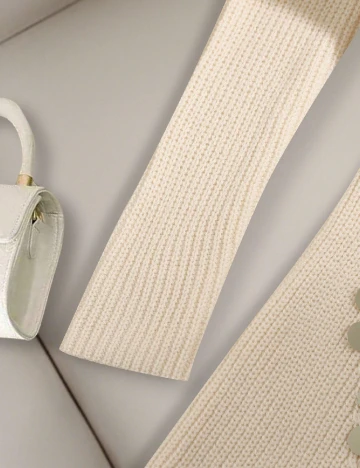 Rochie scurta SHEIN, crem