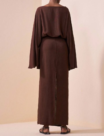 Rochie lunga SHEIN, maro