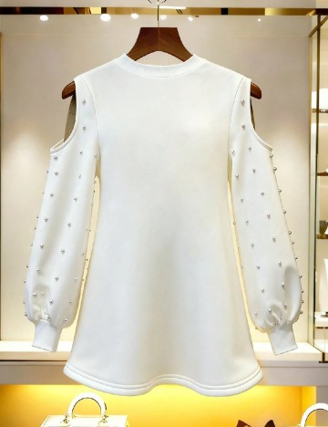 Rochie scurta SHEIN, alb