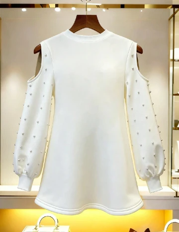 Rochie scurta SHEIN, alb