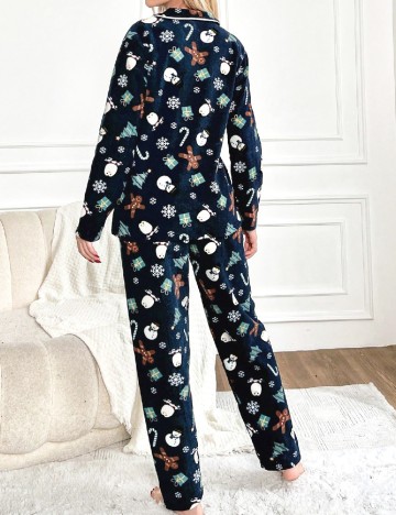 Pijama SHEIN, bleumarin