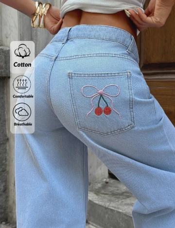 Blugi SHEIN, albastru