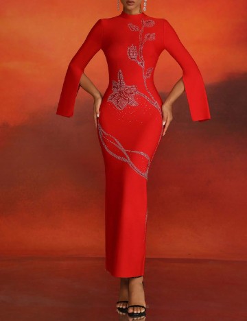 
						Rochie lunga SHEIN, rosu