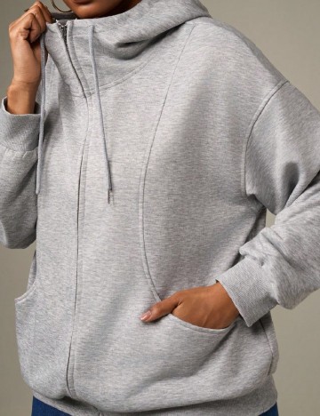 Hanorac SHEIN CURVE, gri