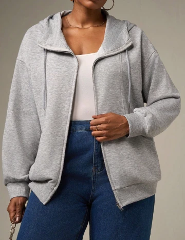 Hanorac SHEIN CURVE, gri