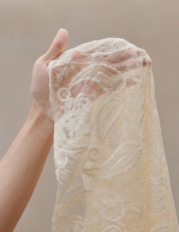 Rochie lunga Anewsta, crem