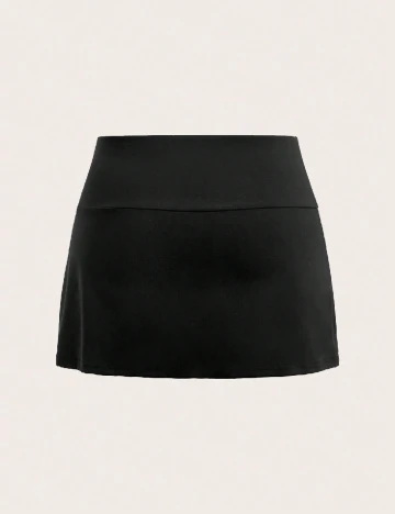 Fusta pantalon SHEIN CURVE, negru