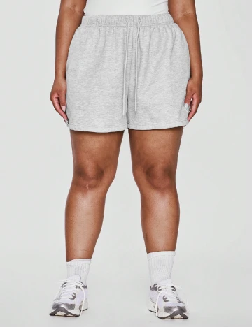 Pantaloni scurti SHEIN CURVE, gri