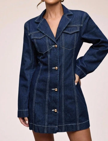 Rochie scurta SHEIN, albastru