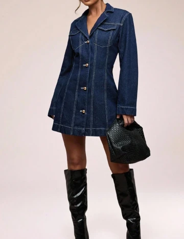 Rochie scurta SHEIN, albastru