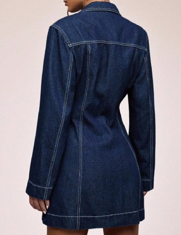 Rochie scurta SHEIN, albastru