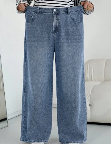 Blugi SHEIN CURVE, albastru