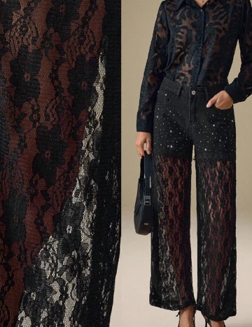 Pantaloni SHEIN, negru