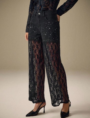 Pantaloni SHEIN, negru