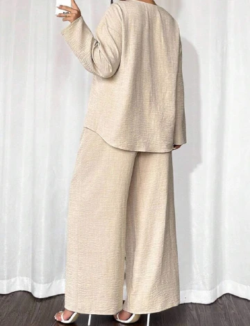 Compleu SHEIN CURVE, crem