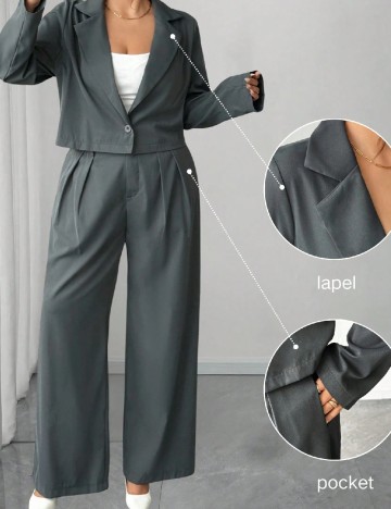 Compleu SHEIN CURVE, gri