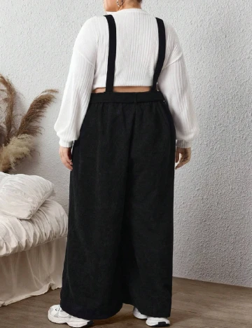 Salopeta SHEIN CURVE, negru