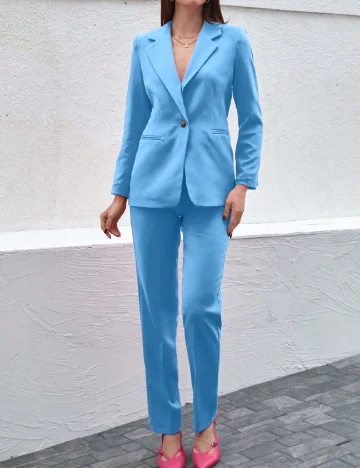 Costum SHEIN, albastru