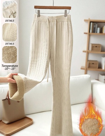 
						Pantaloni SHEIN, ecru