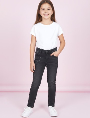 
						Blugi Zara, gri inchis