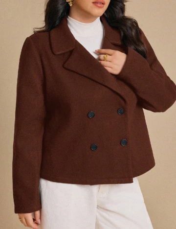 Jacheta SHEIN CURVE, maro