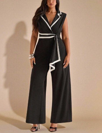 Salopeta SHEIN CURVE, negru