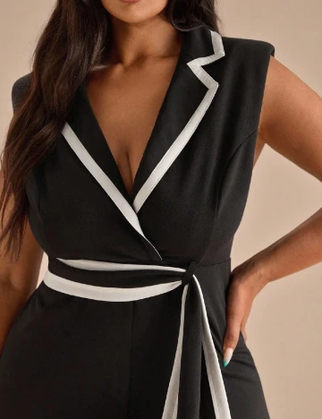 Salopeta SHEIN CURVE, negru