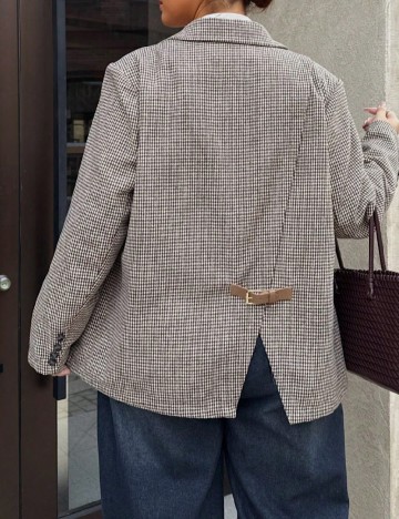 Sacou SHEIN CURVE, maro