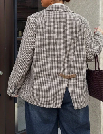 Sacou SHEIN CURVE, maro