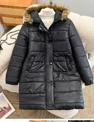 Geaca Shein Kids, negru