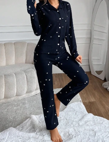 Pijama SHEIN, bleumarin