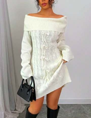 Rochie scurta SHEIN, alb