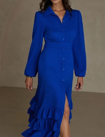 Rochie lunga Aveloria, albastru