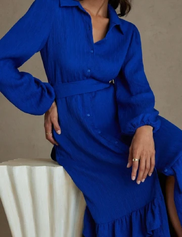 Rochie lunga Aveloria, albastru