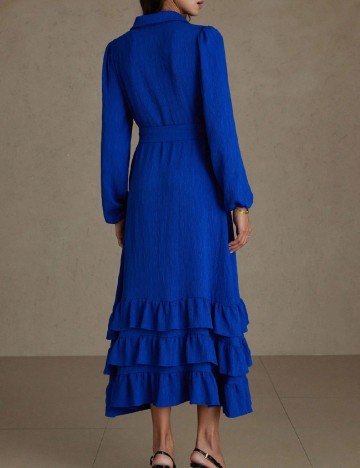 Rochie lunga Aveloria, albastru