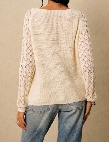 Cardigan SHEIN, crem