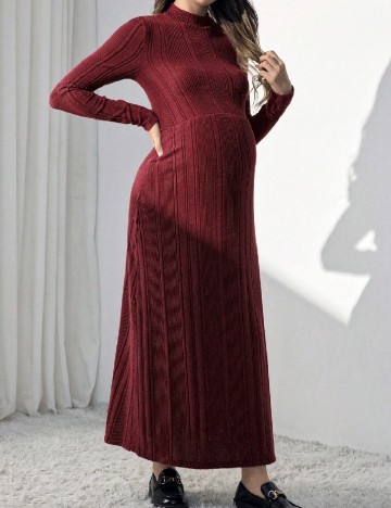 Compleu SHEIN Maternity, roz pudra inchis