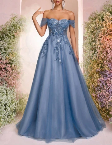 Rochie lunga SHEIN, albastru